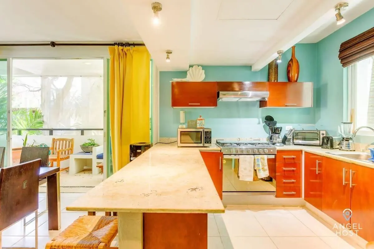 New Tropical Vibe Condo With Roof Pool Beach 3 Blks Playa del Carmen 0*,  Mexico